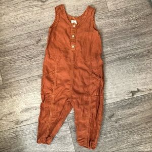 Nico Nico Size 4 Tencel & Linen Jumpsuit